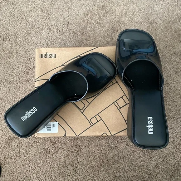 Melissa Black Jelly Platforms in US 9 - Picture 3 of 6